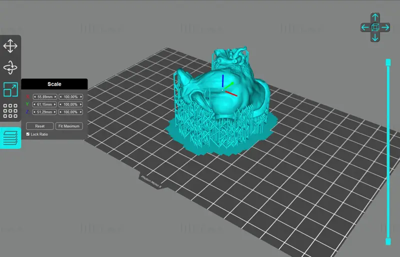 Qua'Thull model 3D PRINTABLE