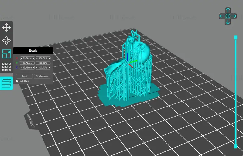 Modelo Qua'Thull 3D IMPRIMÍVEL