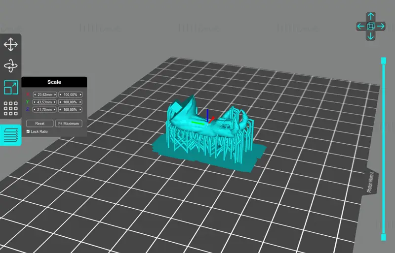 Modèle 3D Qua'Thull IMPRIMABLE