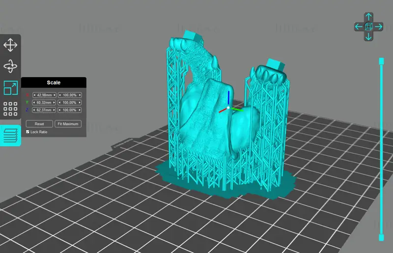 Modelo Qua'Thull 3D IMPRIMÍVEL