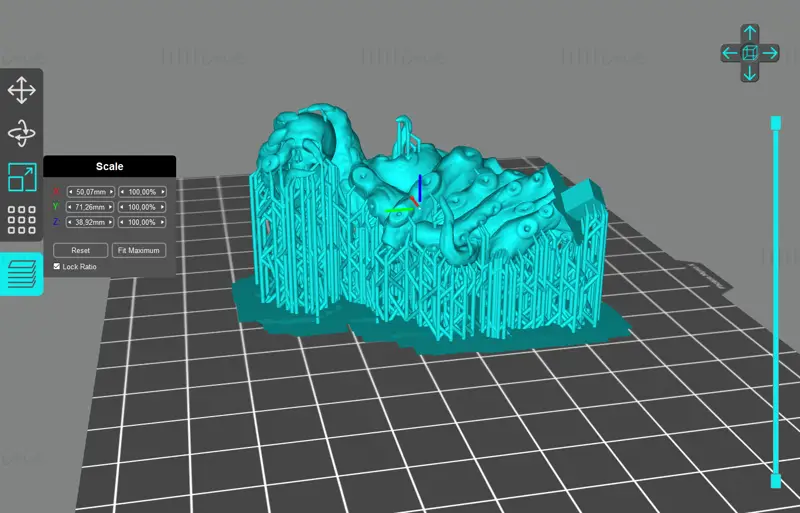 Modèle 3D Qua'Thull IMPRIMABLE