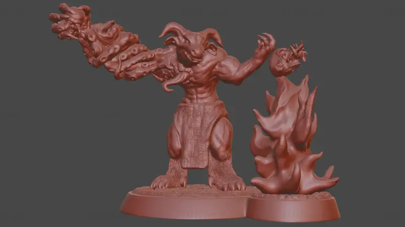 Qua'Thull model 3D PRINTABLE