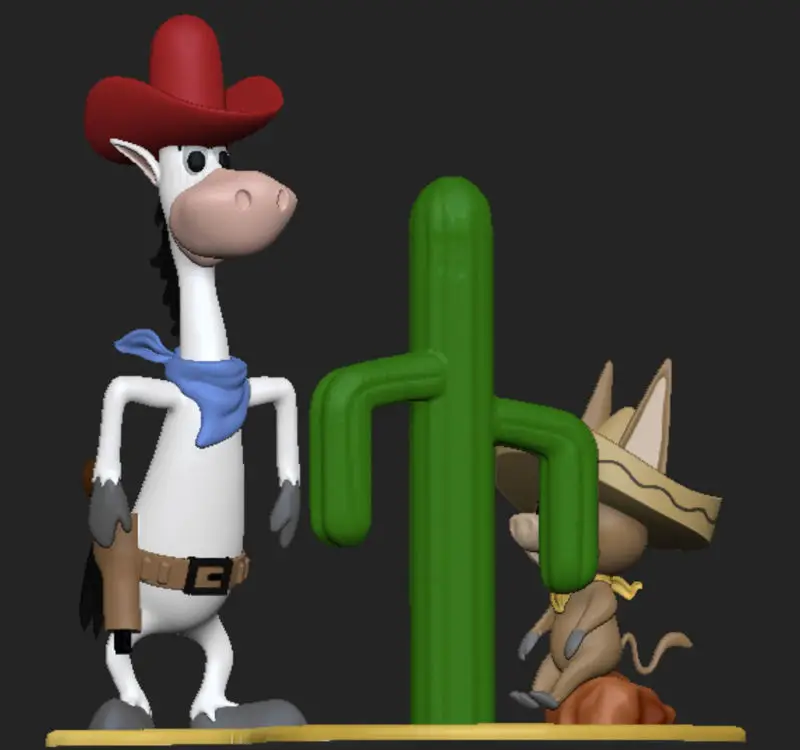 Quick Draw McGraw - Pepe Legal 3D-printmodel STL