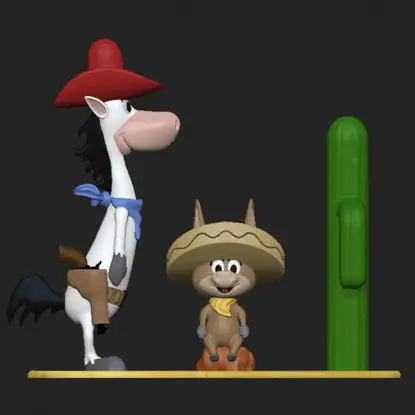 Quick Draw McGraw - Pepe Legal 3D-printmodel STL