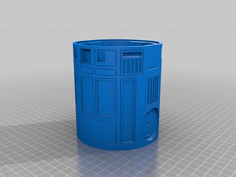 R2-D2 Astromech Droid Replica 3D-printmodel STL