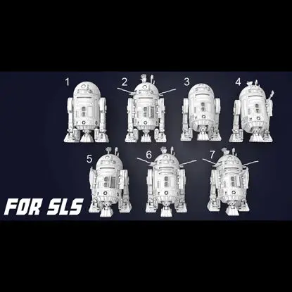 R2-D2 Droid - 3D-печатная модель Star Wars STL