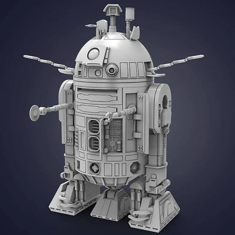 R2-D2 ドロイド - スターウォーズ 3D プリントモデル STL