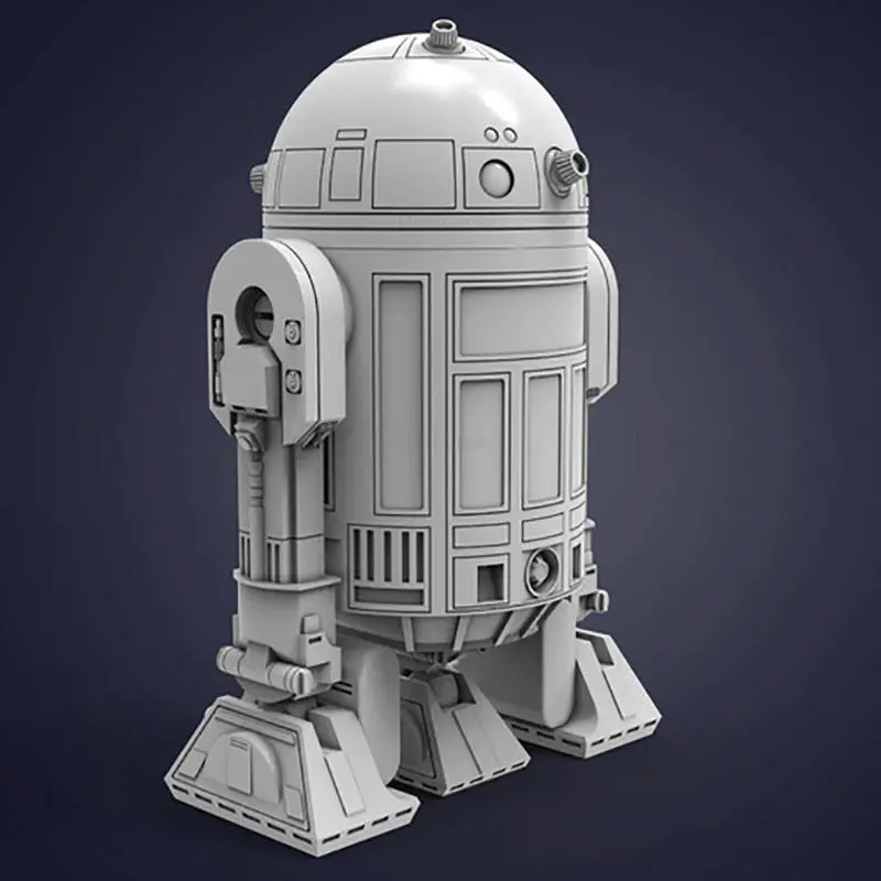 R2-D2 ドロイド - スターウォーズ 3D プリントモデル STL