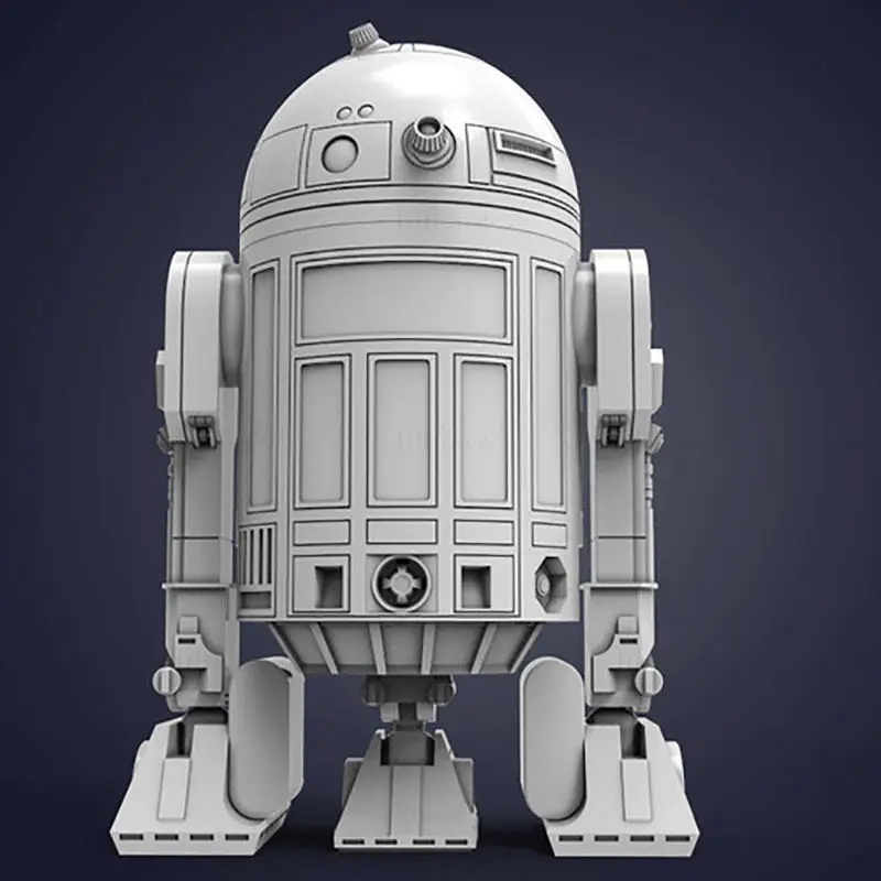 نموذج مطبوع ثلاثي الأبعاد لروبوت R2-D2 من Star Wars - STL