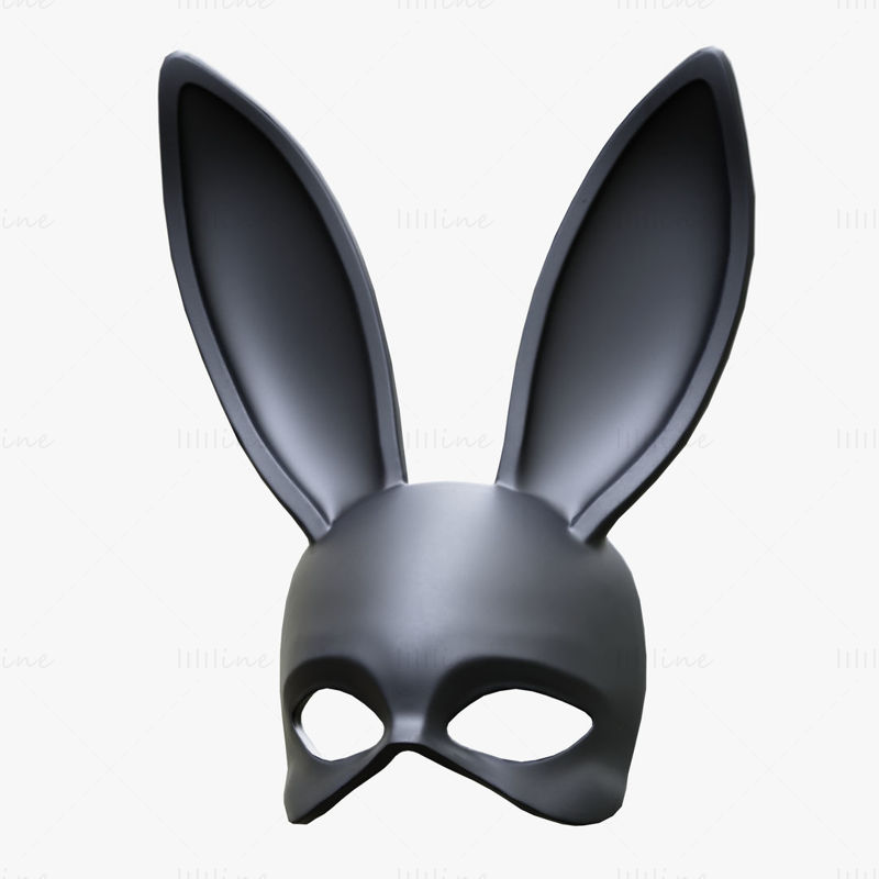 Paquete de máscara de conejo modelo 3d