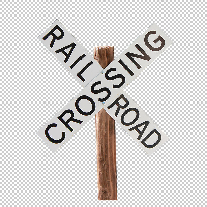 علامة السكة الحديد png
