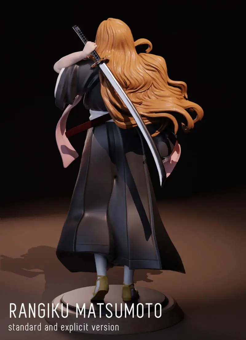 3D model Rangiku Matsumoto připravený k tisku