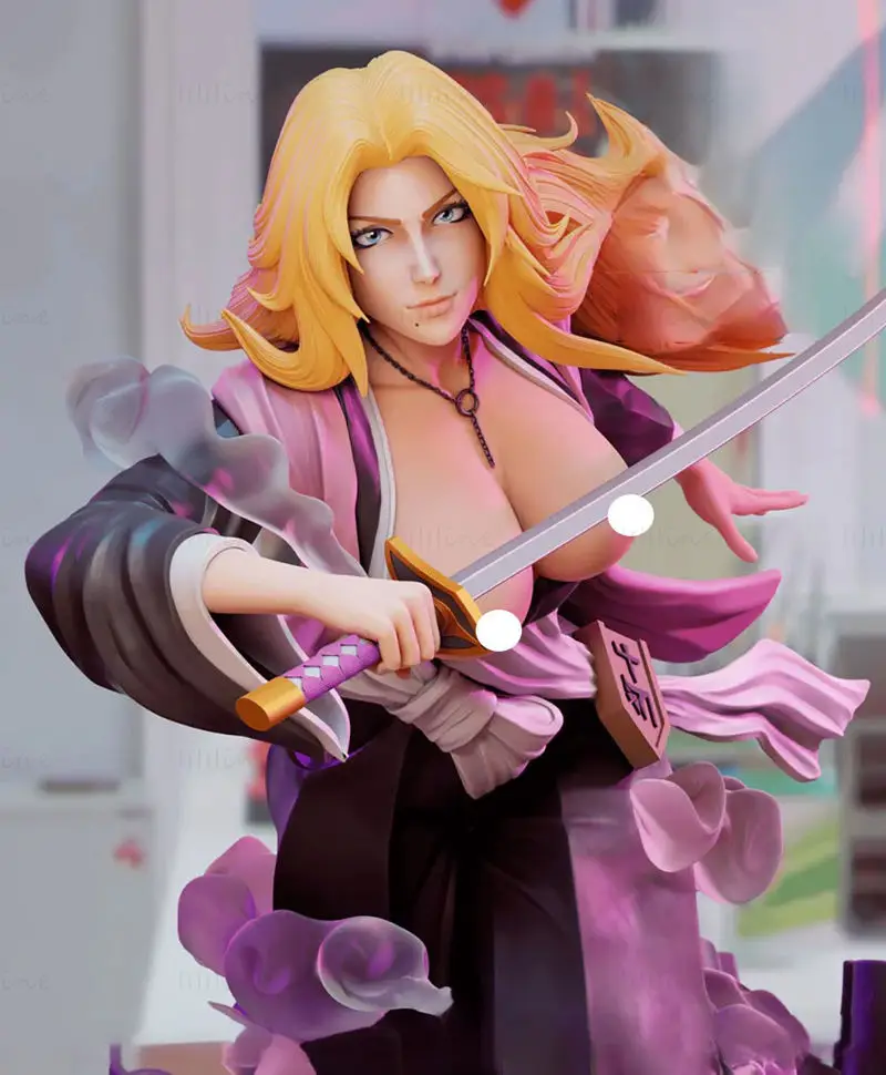 Rangiku Matsumoto 3D Model Ready to Print