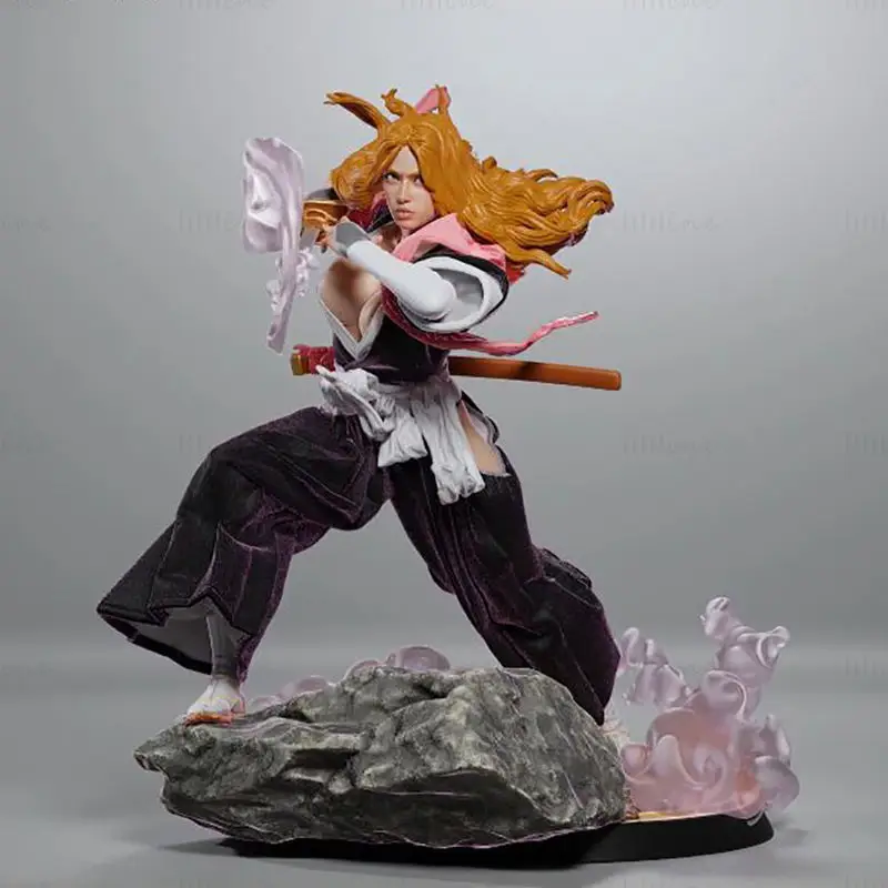 Rangiku Matsumoto - Bleach 3D tiskový model STL