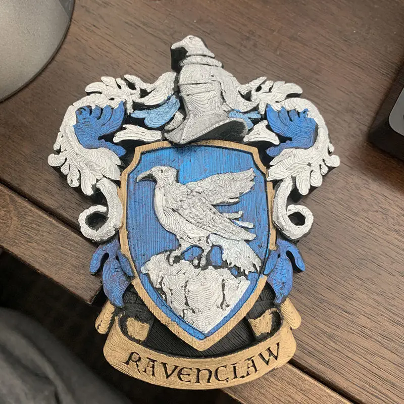 Ravenclaw Coat of Arms WallDesk Display - Harry Potter 3D Printing Model STL