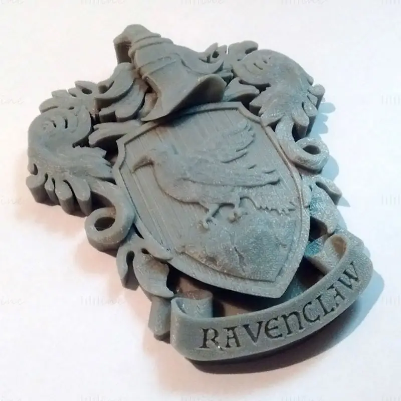 Ravenclaw våpenskjold WallDesk Display - Harry Potter 3D Printing Model STL