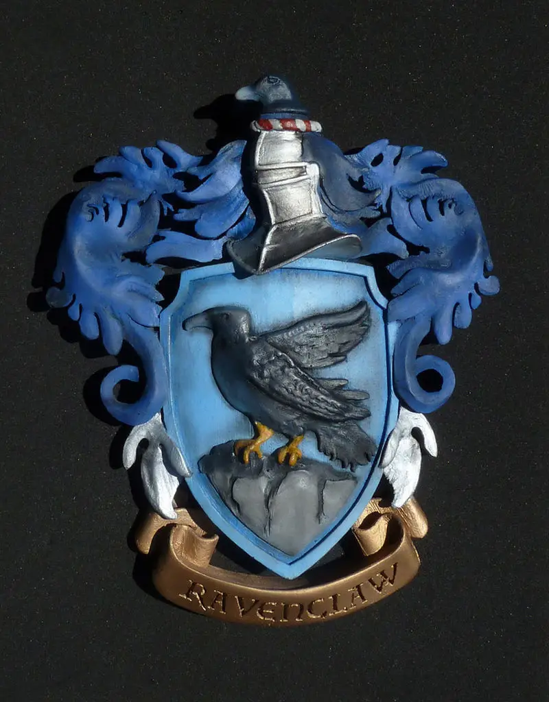 Hollóhátas címer fali asztali kijelző - Harry Potter 3D nyomtatási modell STL