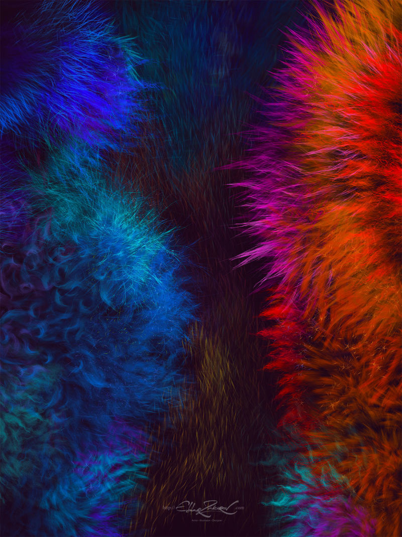 Realistic FUR Brushes for Procreate