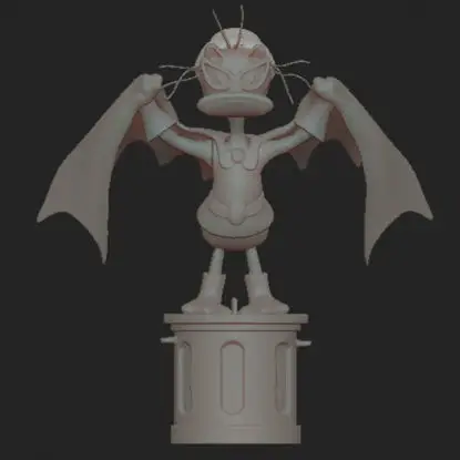 Red Bat Fethry Duck 3D tiskový model STL