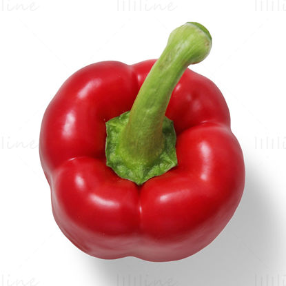 Red bell pepper png