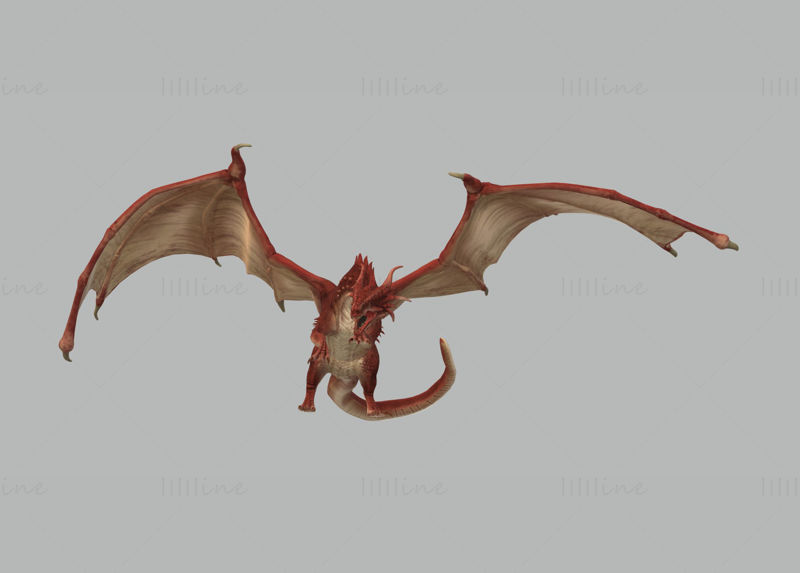 Red Dragon 3D Printing Model