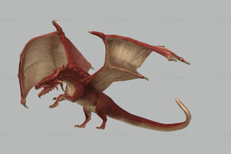 Red Dragon 3D Printing Model