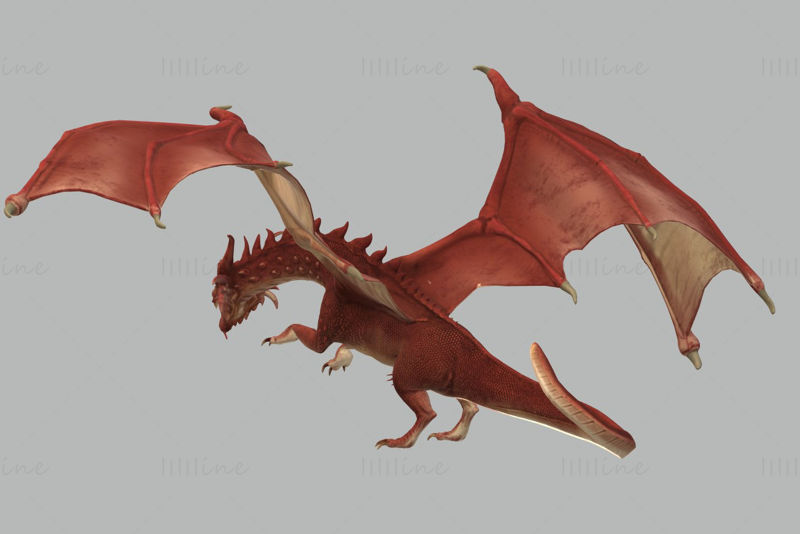 Red Dragon 3D Printing Model