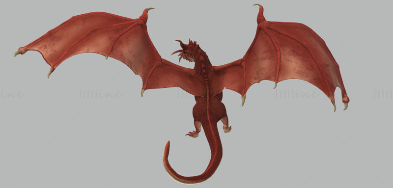 Red Dragon 3D Printing Model