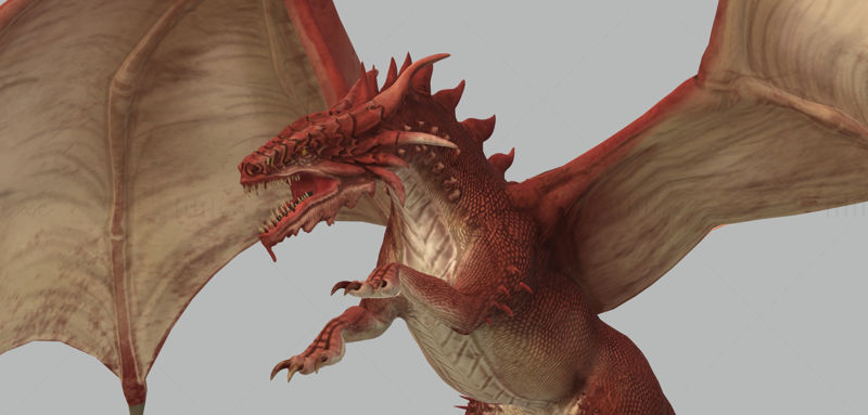 Red Dragon 3D Printing Model