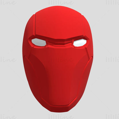 Modèle 3D de casque Red Hood prêt à imprimer