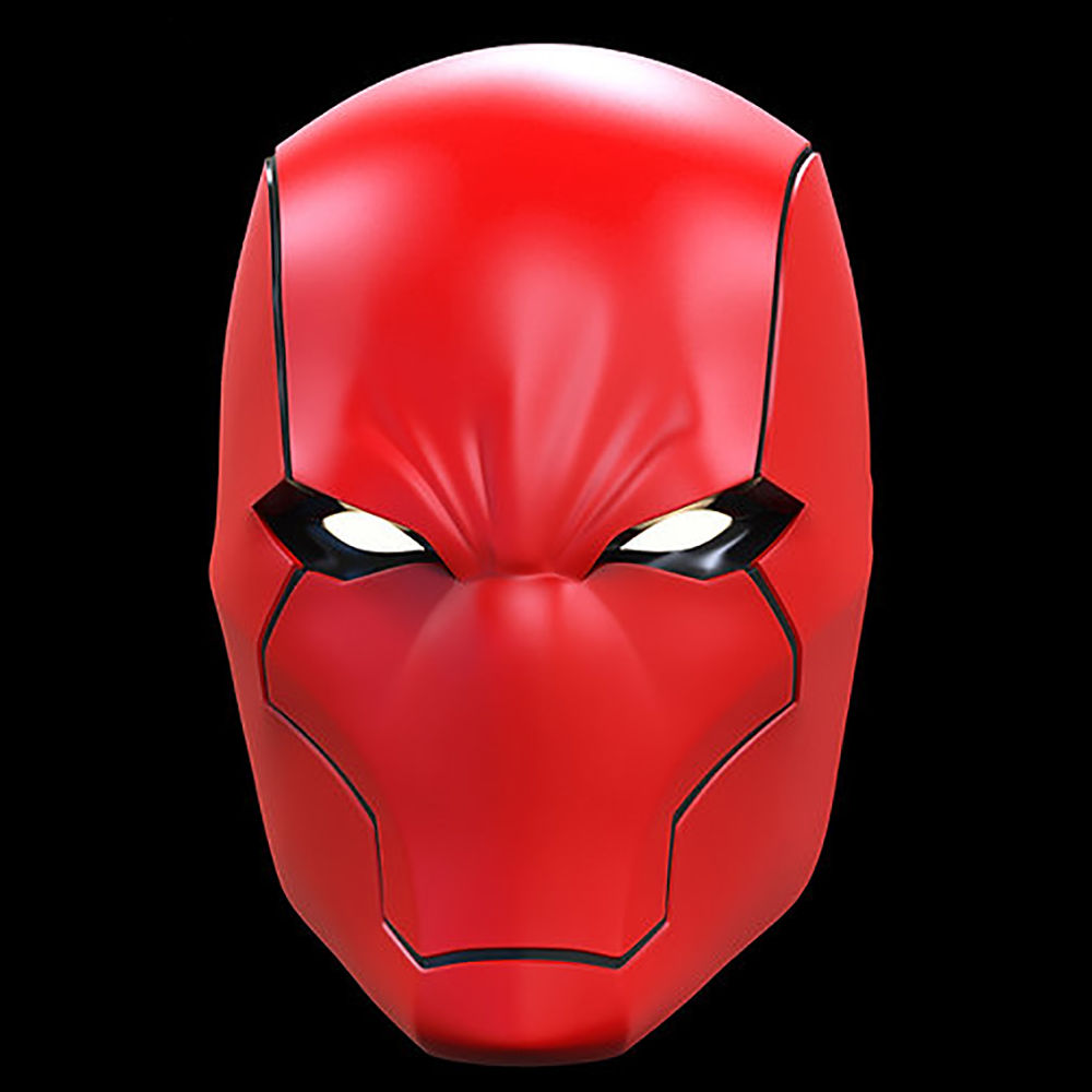 Red Hood Rebirth Helmet 3D Print Model STL