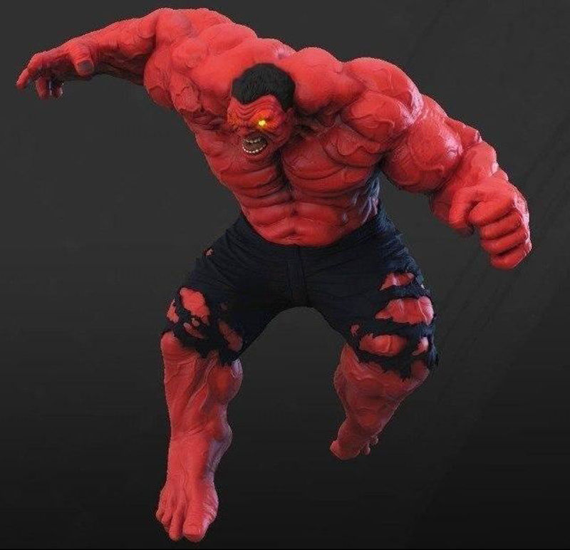 Red hulk 2019 3D Model Ready to Print