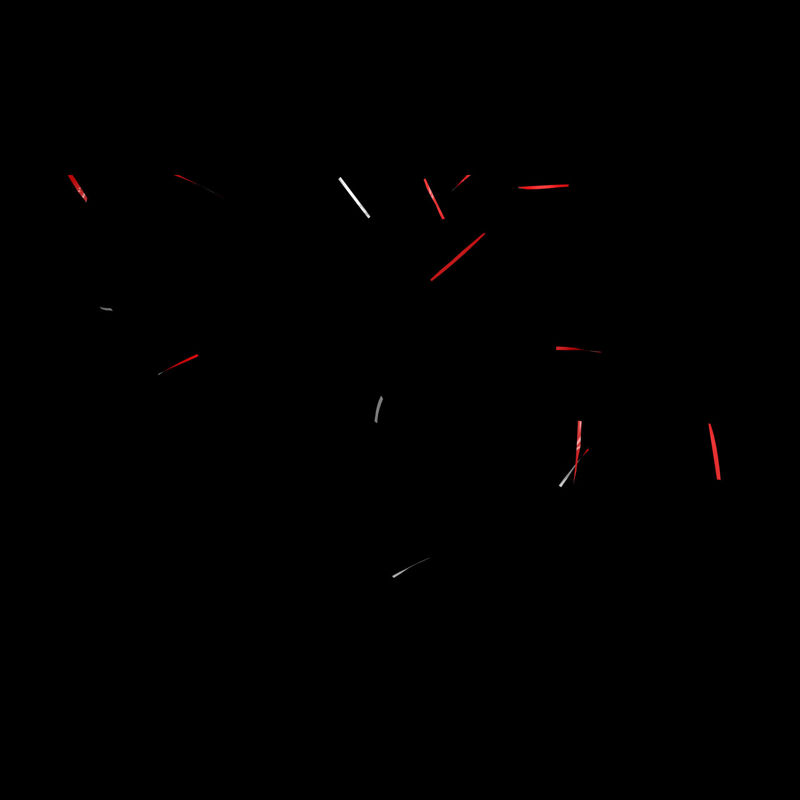 Videoclip cu panglică roșie cu canal alfa
