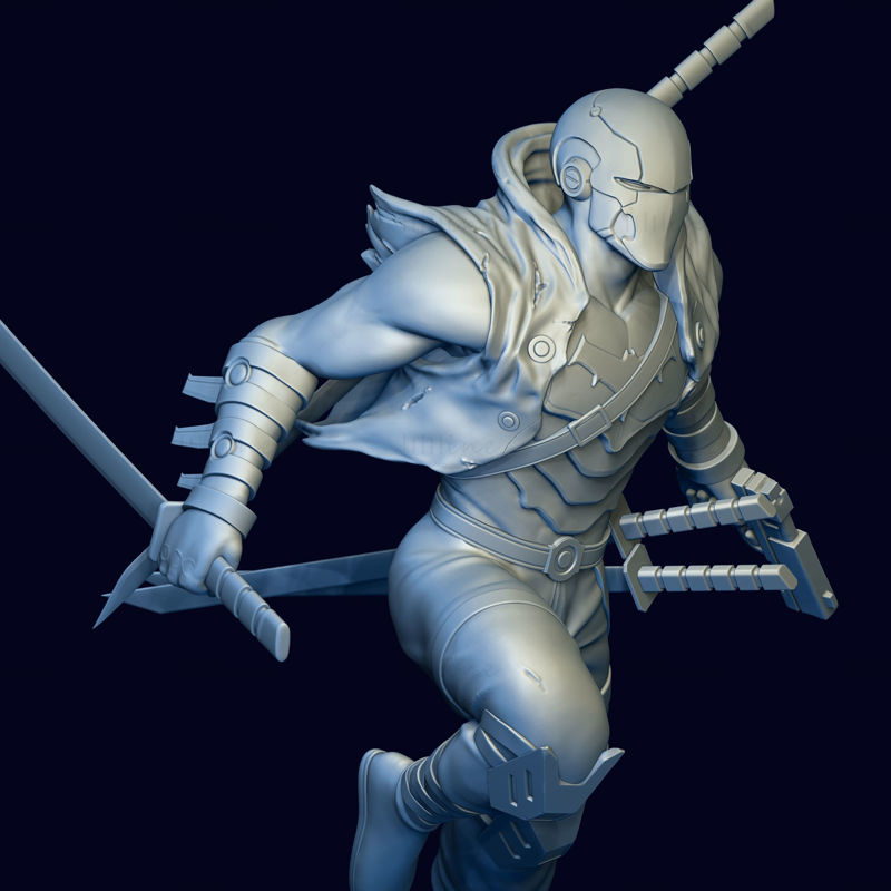 Red Ronin 3D Model Ready to Print STL