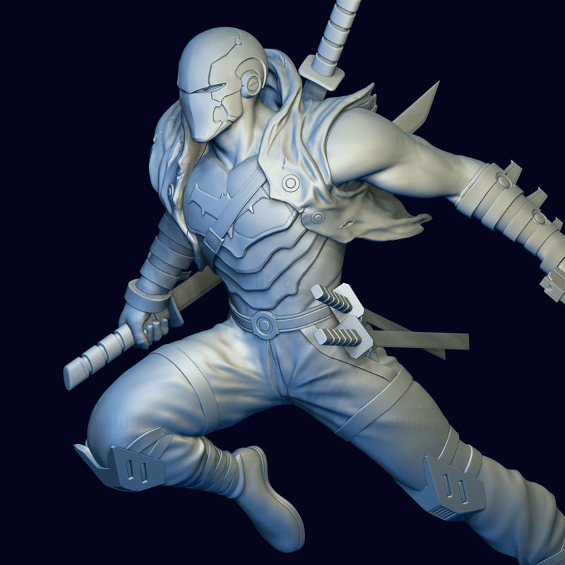 Red Ronin 3D Model Ready to Print STL