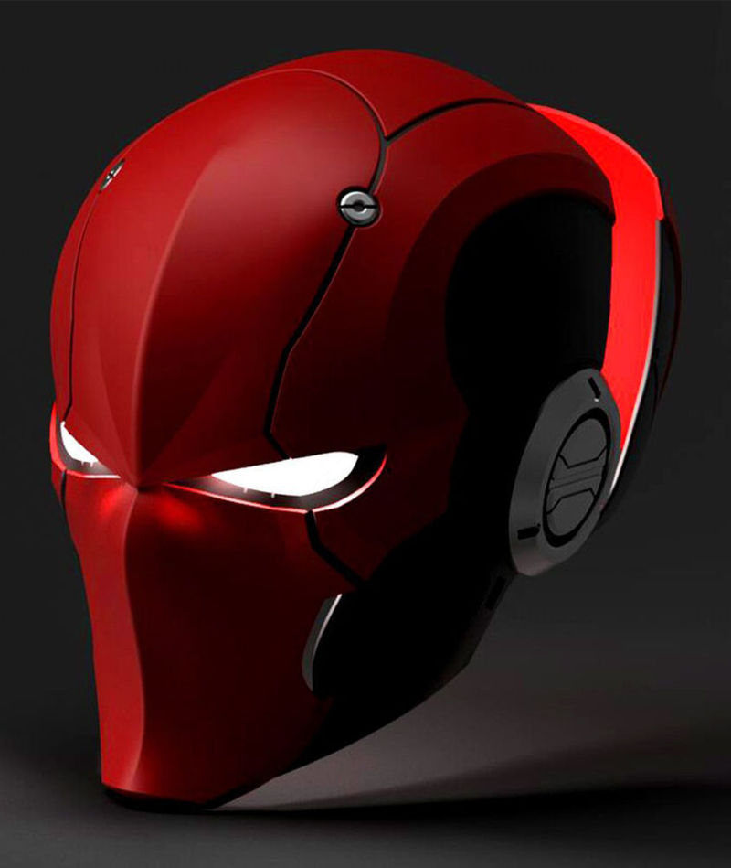 Red Ronin Helmet 3D Model Ready to Print STL