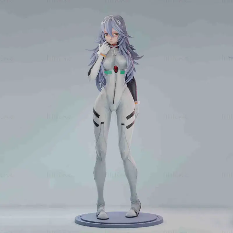 Rei Ayanami - Evangelion 3D Baskı Modeli STL