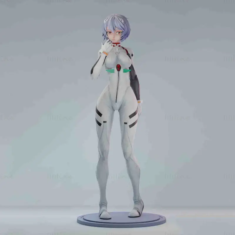 Rei Ayanami - Evangelion 3D tiskový model STL