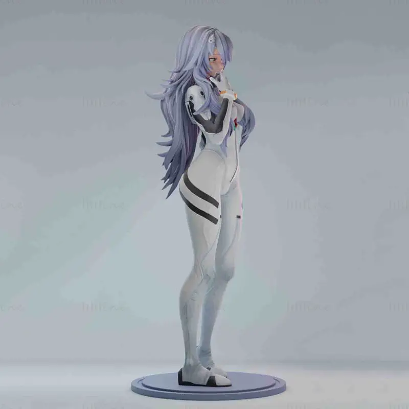 Rei Ayanami - Evangelion 3D Baskı Modeli STL