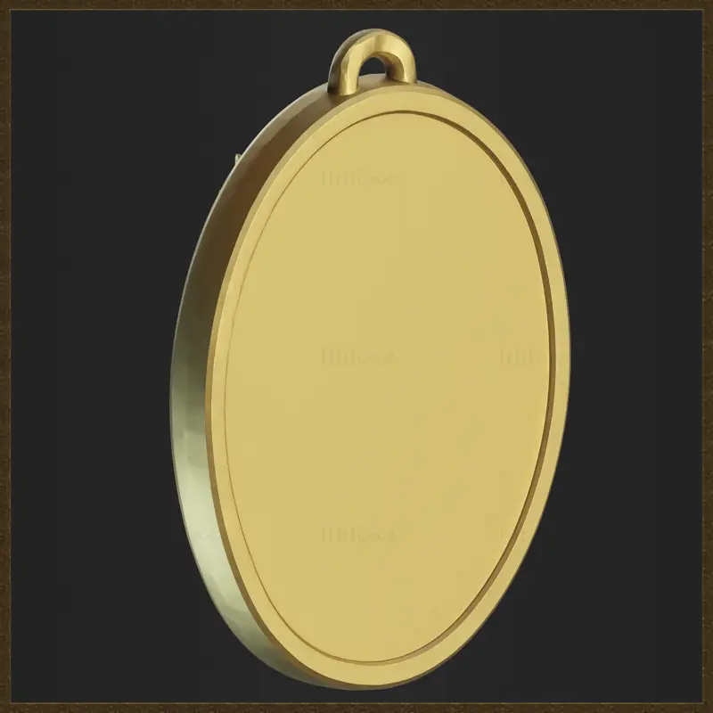 Religious Jesus Christ Pendant Jewelry Design 3D Print Model