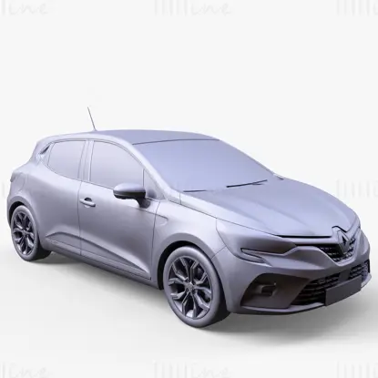 3D model avtomobila Renault Clio 2020