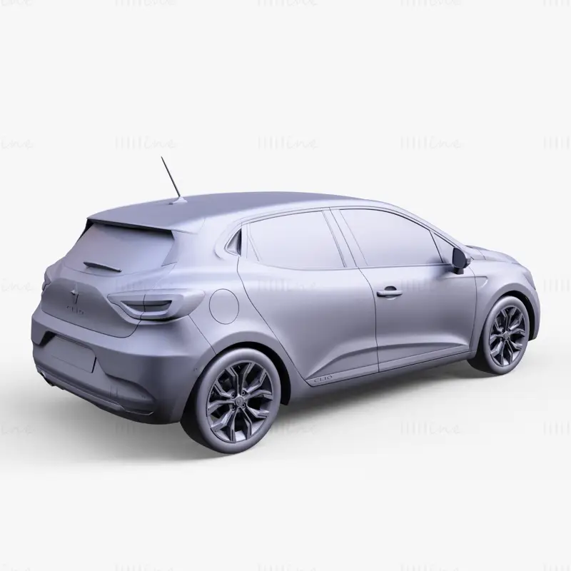 Coche Renault Clio 2020 Modelo 3D