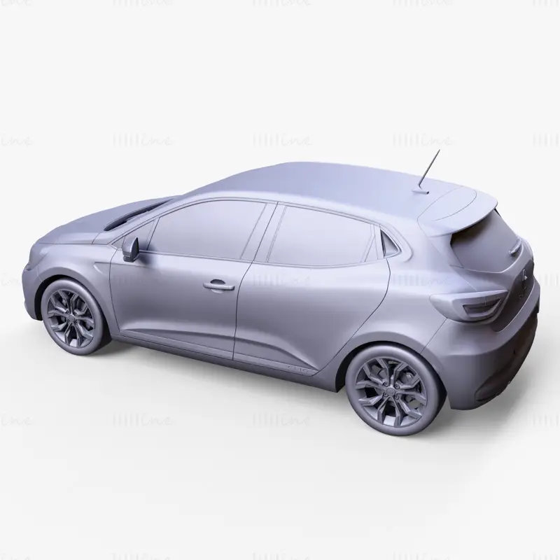 Coche Renault Clio 2020 Modelo 3D