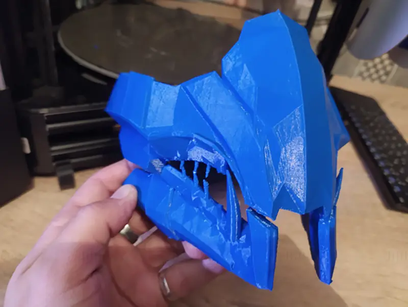 Maschera di rettile (Mortal Kombat MKX) V3 Modello di stampa 3D File STL per cosplay