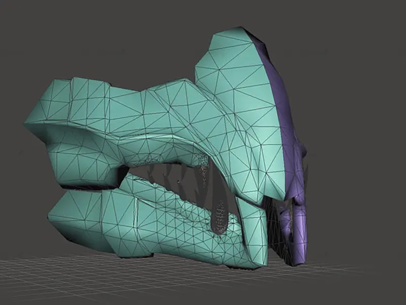 Maschera di rettile (Mortal Kombat MKX) V3 Modello di stampa 3D File STL per cosplay