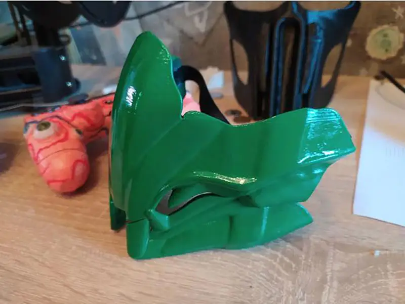 Maschera di rettile (Mortal Kombat MKX) V3 Modello di stampa 3D File STL per cosplay