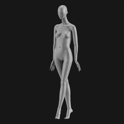 树脂人体模特儿道具模型3D打印模型STL