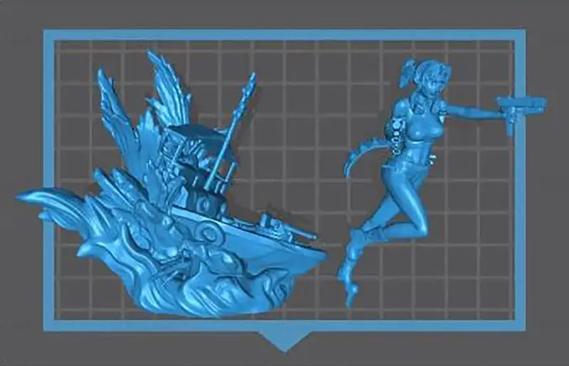 レヴィ - ブラックラグーン 3D プリントモデル STL