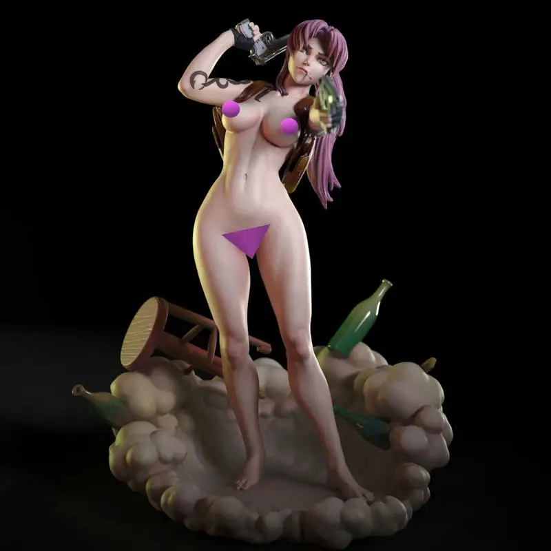 Revy NSFW - Black Lagoon 3D Print Model STL