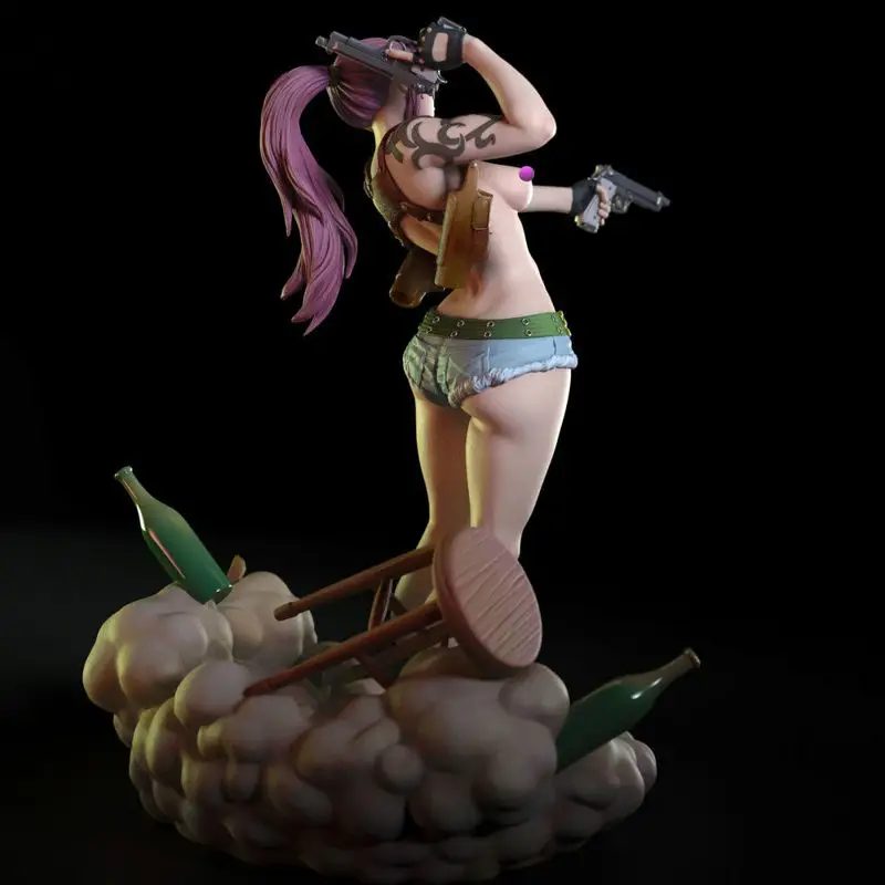 Revy NSFW - Black Lagoon 3D Print Model STL